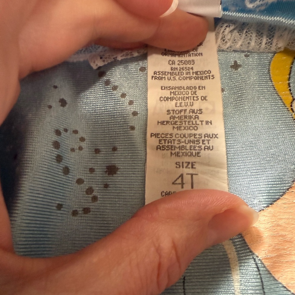 Cinderella Child Costume  Dress Up Vintage Disney Store 90s 4T Read Description - Picture 4 of 6